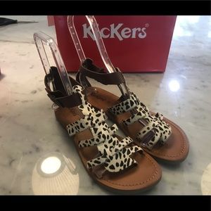 Kickers Zebra Sandals